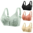 thumbnail image 4 of WCMZJ Bras for Older Women 2025 Upgraded Bra for Seniors Front Closure No Underwire Comfortable Bra for Women Everyday Bras, 4 of 4