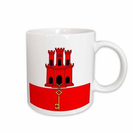 

3dRose Gibraltar Flag Ceramic Mug 15-ounce