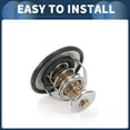 thumbnail image 3 of Termostato de coche Termostatos de refrigerante del motor para Mitsubishi Lancer 2.0L 2002-2007 No.MD337408 1 Pcs, 3 of 5