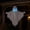 A, variant on In the Dark White Ghost Ornament, Voice-Activated Talking Hanging Decoration with Soft LED Lights, Non-Woven Fabric Indoor Outdoor Decorative Pendant