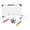 White 60x45cm, variant on koolsoo Kids Soccer Goal Compact Folded Football Goal for Garden Family Games Sports White 120x80cm