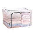 thumbnail image 1 of Nylon mesh storage box steel frame breathable folding finishing box large quilt moving storage box waterproof, 1 of 6