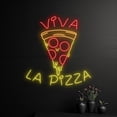 thumbnail image 3 of Handmadetneonsign Viva La Pizza Neon Sign, Viva La Pizza Neon Light, Pizza Led Light, Fast Food Led Sign, Wall Décor, 3 of 5
