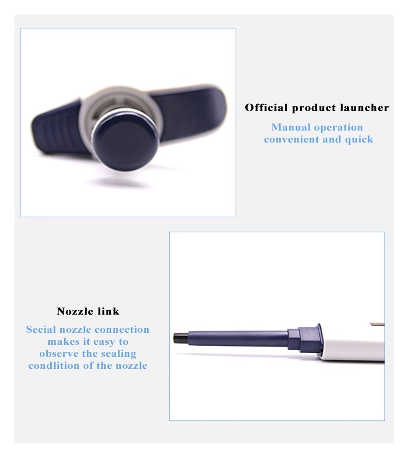 Laboratory Manual Fixed Pipette Gun Non-Adjustable Volume Pipette Gun ,Precision & Accuracy