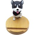 thumbnail image 1 of Soporte para teléfono celular con diseño de perro lindo, soporte de escritorio de madera para teléfono inteligente para iPhone Xs/Max/XR/X/8/7 Plus/Google Pixel/Samsung Galaxy Note - Style4-Style4- brillar  Electrónica, 1 of 5