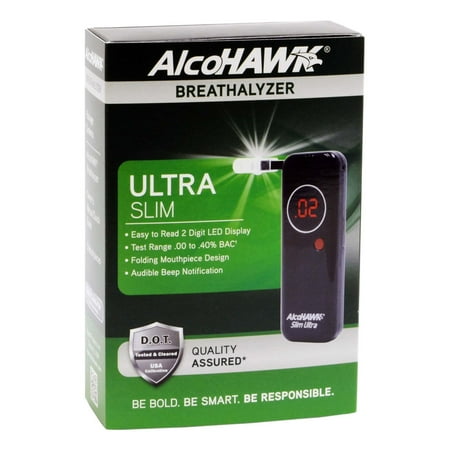 AlcoHAWK Ultra Slim Breathalyzer