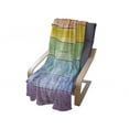 thumbnail image 4 of Pastel Soft Flannel Fleece Blanket, Wooden Planks in Rainbow Colors Rural Rustic Home Cottage Theme Summer Shades Print, Cozy Plush for Indoor and Outdoor Use, 50" x 60", Multicolor, by Ambesonne, 4 of 6