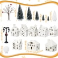 thumbnail image 2 of Set Christmas Village Cenider, 26 unidades, con 8 casas LED y 16 árboles, 2 of 6