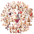 thumbnail image 2 of Cartoon Rabbit Stickers, Waterproof Animal Sticker for Water Bottle Laptop Phone Cases Planner Skateboard Luggage Helmet Party Favor Decor, Ideal for Adults Teens Teacher Rewards, 2 of 9