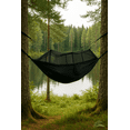 thumbnail image 3 of Bugs Out Double 2-Person Camping Hammock with Mosquito Net and Rain Fly, Black, 3 of 6