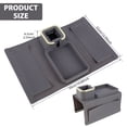 thumbnail image 2 of Couch Cup Holder Tray Non-Slip Sofa Armrest Tray Silicone Sofa Cup Holder Multifunctional Couch Armrest Tray Grey Couch Caddy with Cup Holder for Cups Glasses Remote Control Phone, 2 of 9
