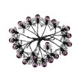 thumbnail image 2 of Halloween Spider String Lights 118.11 Inch Battery Operated Decor with 20 Purple LED Bulbs for Indoor Outdoor Home Party Decor, 2 of 7