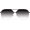 Grey Gradient, variant on Retro Rimless Women Aviator Sunglasses Classic Lady Sun Glasses black Gradient Mirrored Lens Bold Shades