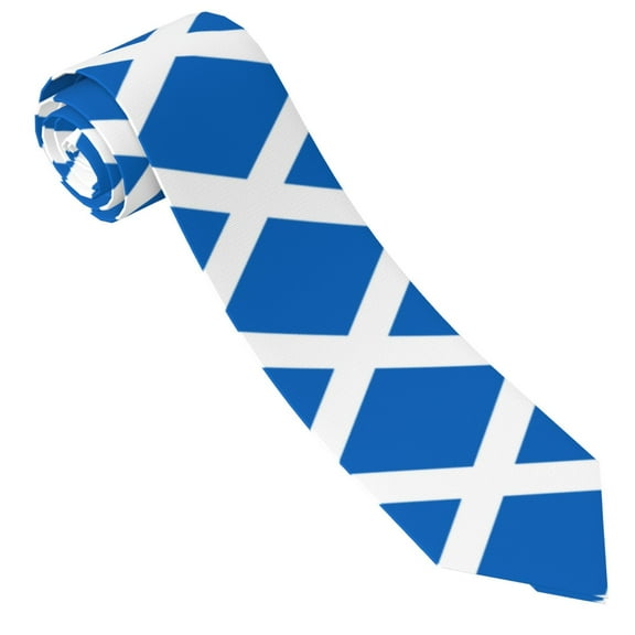 Scotland Flag Tie For Men Funny Neckties Fashion Gentleman Soft Comfortable Ties