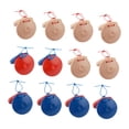 thumbnail image 2 of 12 piezas de claqueta de madera, instrumento de percusión creativo, castañuelas de de mano, castañuelas musicales para fiestas de niños pequeños, 2 of 9