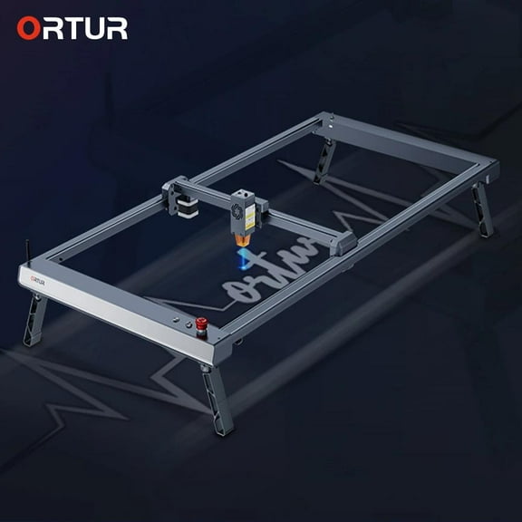 AlgoLa/ser Alpha La/ser Engraver, 10W Output La/ser Engraving Cutting Machine with Extension Kit, 33"x16" Large Working Area, WiFi App Control La/ser Engraver for Wood, Acrylic and Metal