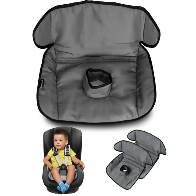 Funda protectora para asiento de coche, color gris Lynmark, paquete de 2