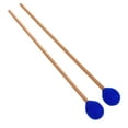 thumbnail image 4 of HAMPPLIES 1 Pair Blue Wooden Marimba Mallet for Percussion Instrument .8X1.8in, 4 of 8