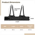 thumbnail image 4 of Decompression Back Stretcher for Home Use, Adjustable Spine Stretching Belt, Black M Size, Back Pain Relief, Posture Correction, Neck and Waist Massage, 4 of 5