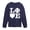 NAVY, variant on - Love Baseball - Youth Boys Long Sleeve Graphic T-Shirt