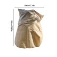 thumbnail image 3 of Large Tree Protection Cover Non Woven Plant Frost Shield for Winter Cold Weather Gardening - Breathable Insulation Easy Installation(Beige), 3 of 6
