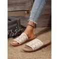 thumbnail image 3 of Fashionable Women's Woven Grass Lightweight Comfortable & Versatile Casual Vacation Personality Flat Sandals, 3 of 4