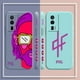 thumbnail image 4 of Case For Redmi K60E K50 K40S K40 K30 K20 10C 9 8A 10 Pro 4G 5G Colour Simple Liquid silicone Case Rapper Singer PNL QLF Yinuoda, 4 of 5