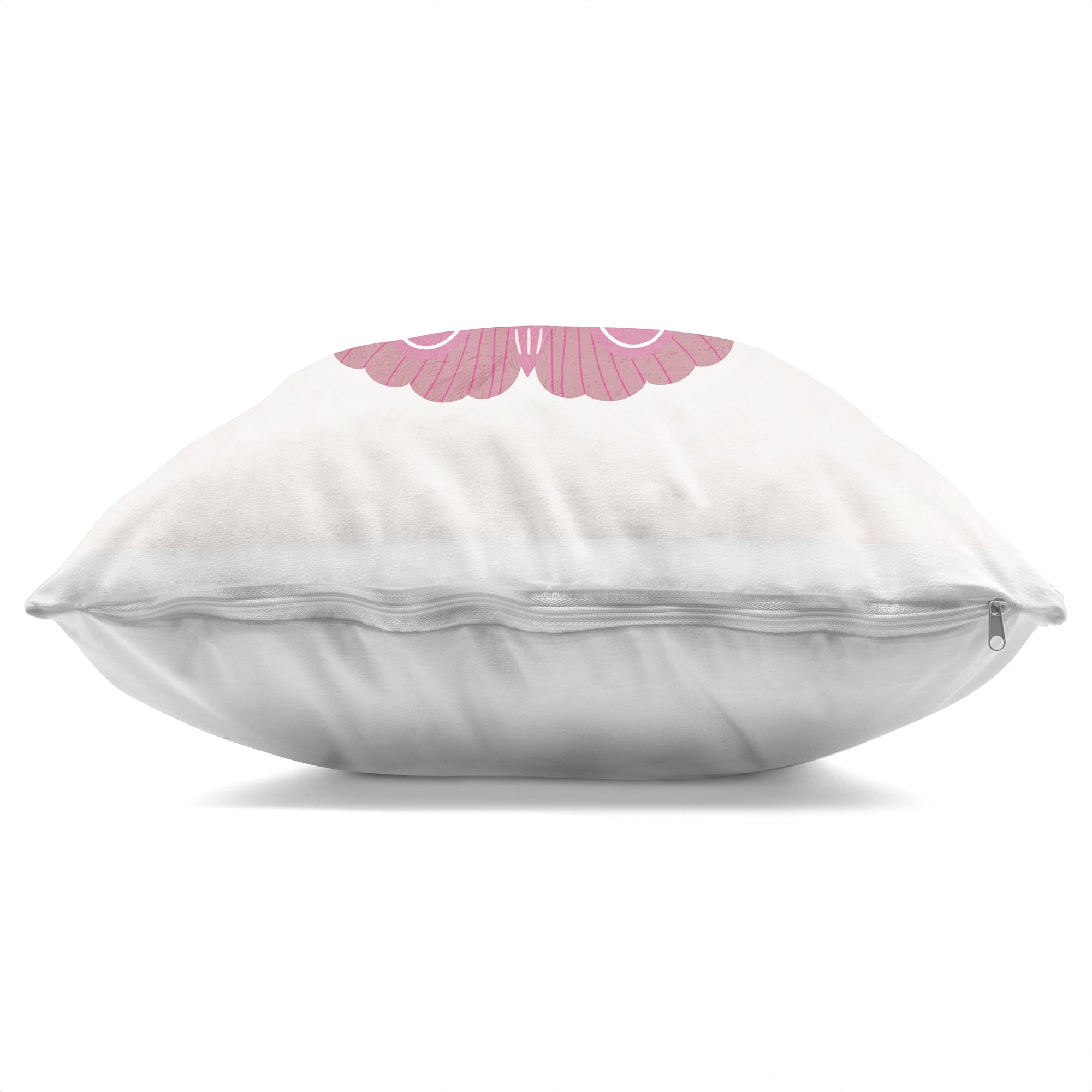 Stupell Industries Boho Pink Folk Butterfly Decorative Printed Throw Pillow, design by Kim Allen