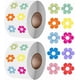 thumbnail image 1 of 2 rollos de 1000 pegatinas autoadhesivas de papel con diseño floral para primavera y verano, pegatinas decorativas de flores para sellar., 1 of 4