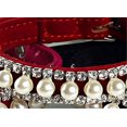 thumbnail image 2 of PU with Pearl , Chew Proof Adjustable Breakaway Buckle Dog Collar,5,S, 2 of 5
