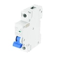 thumbnail image 1 of 1Pcs Interruptor Automático en Miniatura 1P 6A DC 250V M80DC Montaje en Riel DIN Protección Térmica Magnética Azul, 1 of 7