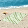 thumbnail image 4 of LNWH Traditional Bamboo Seamless Pattern Sandless Beach Towel, Travel Quick-Drying Microfiber Bath Towels, 27.5"x55", 4 of 8