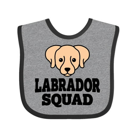 

Inktastic Dog Golden Labrador Squad Gift Baby Boy or Baby Girl Bib