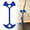 Blue, variant on 1 Pack Aluminum Fishbone Tent Stakes Deck Nail Anchor Pegs Guyline Tensioners for Camping Hiking Outdoor Awning, Blue