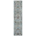 thumbnail image 1 of LR Resources GALAC81375IVU2389 Jacobean Runner Rug  Gray & Sky Blue & Sky Blue - 2 ft. 3 in. x 8 ft. 9 in, 1 of 1