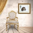 thumbnail image 3 of Zwick, Martin 32x25 Gold Ornate Wood Framed with Double Matting Museum Art Print Titled - European wildcat during winter in deep snow in National Park Bavarian Forest Germany-Bavaria, 3 of 4