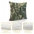 thumbnail image 4 of Orinice Bird Flower Graphic Decorative Cushion Throw Pillow Cover Zipper Closure for Home Living Room Sofa - Multipurpose Use 1PC 20x20in, 4 of 5