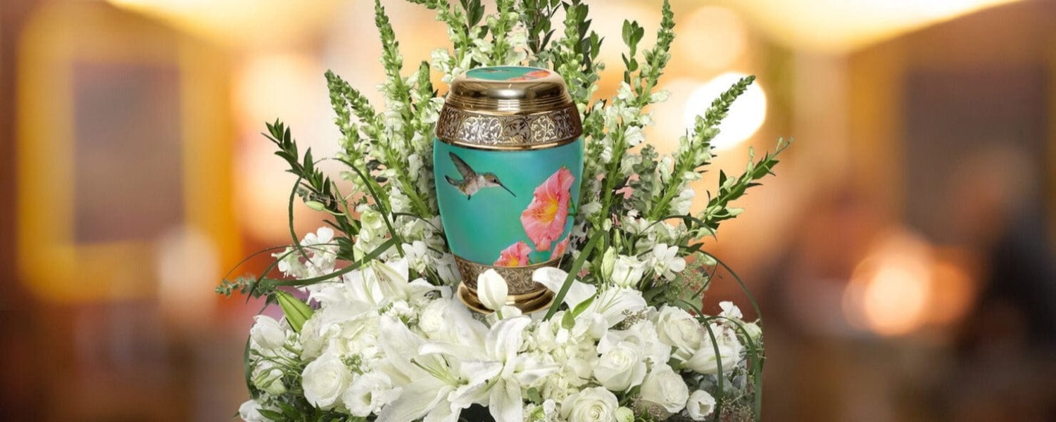 Hummingbird Cremation Urns for Cremation Ashes Large Urn XL or Small Keepsake Urns for Human Ashes & Urns for Human Ashes for Home or Burial Small Urns for Human Ashes Keepsake Set of 4