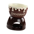 thumbnail image 4 of Juego de fondue para queso, regalo de boda, regalo de cumpleaños, utensilios de cocina marrón, 4 of 9
