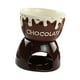 thumbnail image 4 of Olla para fondue de chocolate, taza para derretir, regalos de boda, juego de fondue para servir queso, mantequilla marrón, 4 of 9