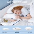 Cozy Comfort Queen Pillows Set of 4 - Queen Size Pillows 4 Pack Hotel Quality Luxury Plush Soft Supportive Pillows Premium Breathable Microfiber Bed Pillows for Back, Stomach or Side Sleepers