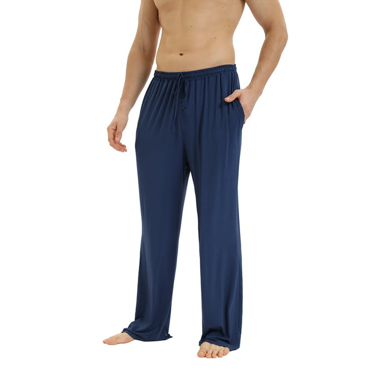 Pajama Pants with Pockets for Women Loose Fit - Mens Pajama Pants, Soft  Cotton Sleep Lounge Pants,Casual Comfortable Soft Sleep Pants S-XXL 