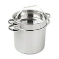thumbnail image 4 of Mainstays 4-Piece Stainless Steel 8 qt Cooker Multipot Set, 4 of 16