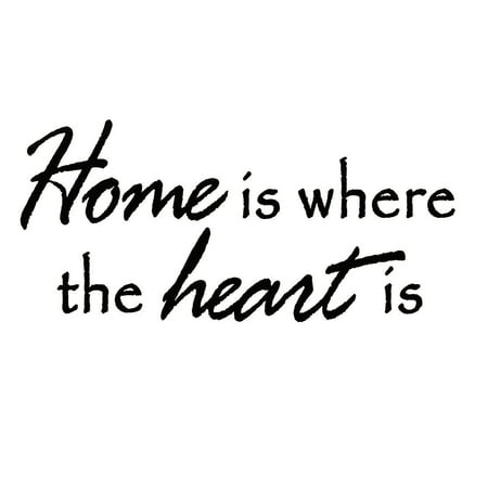 VWAQ Home Is Where The Heart Is Quote Wall Decals Vinyl Wall Art Interesting Home Is Where The Heart Is Quote VWAQ Home Is Where The Heart Is Quote Wall Decals Vinyl Wall Art Interesting Home Is Where The Heart Is Quote