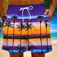 thumbnail image 5 of Aloohaidyvio Mens Swim Trunks Drawstring Elastic Waist Quick Dry Beach Shorts with Mesh Lining Swimwear Bathing Suits, 5 of 6