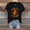 Black, variant on Black Plus Size Halloween Shirts for Women Crew Neck Thanksgiving Shirts, Loose Fit Autumn T-shirts, Casual Pumpkin Graphic Tees, Crew Neck, Halloween, Festive and Daily Wear L