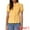 Yellow 2, variant on DARING DIVA Sweet Peter Pan Collar Button Down Blouses XS Cream