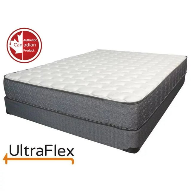 Ultraflex MAJESTIC- 9" Mattress SET- Orthopedic, Premium Cool Gel Memory Foam, Eco-friendly Mattress (Made in Canada) With Deluxe Box Spring Foundation