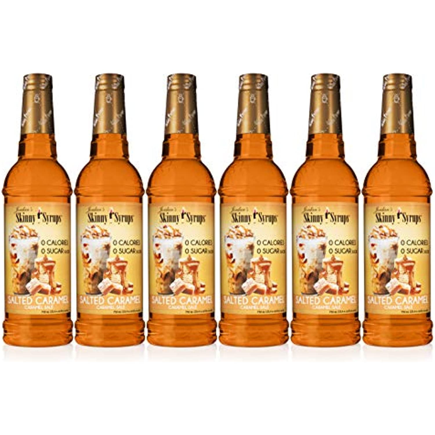 Jordans Skinny Syrups Salted Caramel, Sugar Free Flavoring Syrup, 25.4