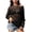 Black, variant on yillto Women Crochet Cover up Long Sleeve Bikini Bathing Suits Swimwear Summer Beach Vacation Knit Mini Dress